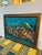 Nguyen Lam Abstract Expressionist Harbor Scene Original Oil Painting, Signed For Sale - Image 4 of 12