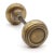 Mid 20th Century Vintage Sargent Brass Concentric Passage Door Knob & Plate Set For Sale - Image 5 of 11