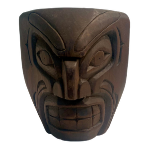 William (Billy) Robertson Pacific North Coast Cedar Bear Mask