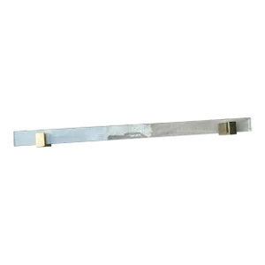 1990s Arte Fontana Art Glass Italian Brass 24" Towel Bar