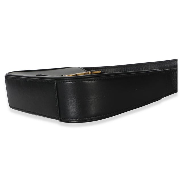 Animal Skin Black Smooth Calfskin Mini Le 5 A 7 Hobo For Sale - Image 7 of 8