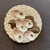 Late 20th Century Gold Net Turkey Oyster Plate For Sale - Image 9 of 12