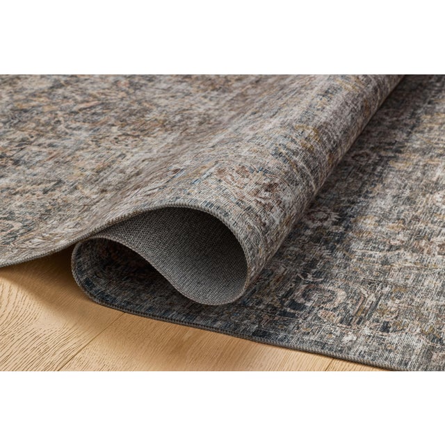 Loloi Rugs Amber Lewis x Loloi Josie Dove / Gold 2'-3" x 3'-9" Machine Washable Accent Rug For Sale - Image 4 of 6