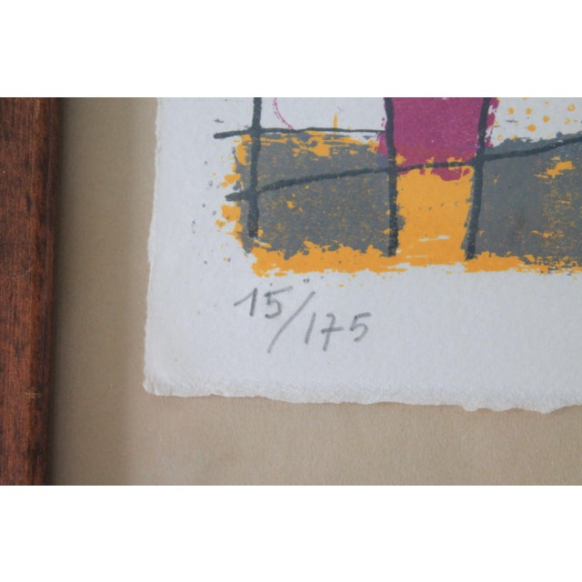 Vintage Theo Tobiasse Signed & Limited Lithograph Print - A Pair For Sale In Milwaukee - Image 6 of 12