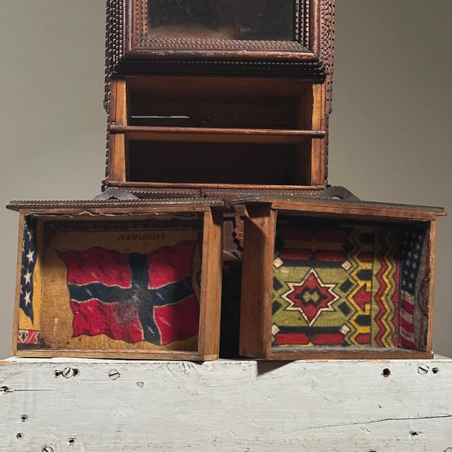 【DISCERNMENT】Vintage Painting Box Sleeve T Vintage Handcrafted Framed Frieling-zinn Germany 95% Pewter