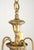 English Mid 20th Century Restored Colonial Five Arm Brass Chandelier For Sale - Image 3 of 8