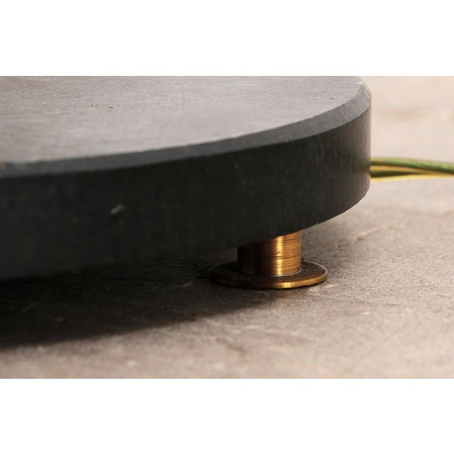 Brutalist Table Lamp Marble & Glass, 1960 For Sale - Image 13 of 17