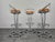 Vintage Space Age Italian Bar Stools, 1970, Set of 3 For Sale - Image 4 of 14