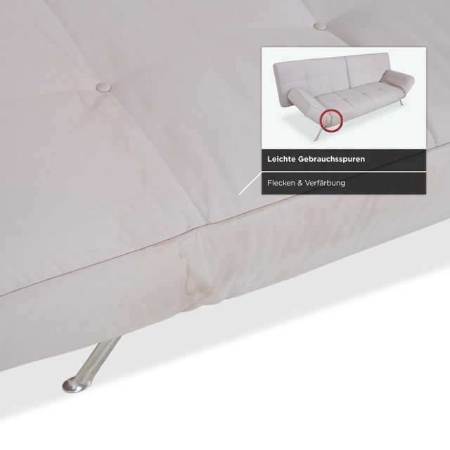 Light Grey Fabric Smala Three-Seater Sofa from Ligne Roset with Manual Sleeping Function For Sale - Image 9 of 16