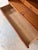 Brown Teak Semi-Circular Secretary Desk with Lock, Denmark, 1950s For Sale - Image 8 of 11