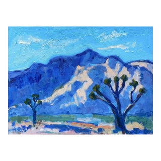 Joshua Morning, Original Oil Painting Desertscape Landscape For Sale