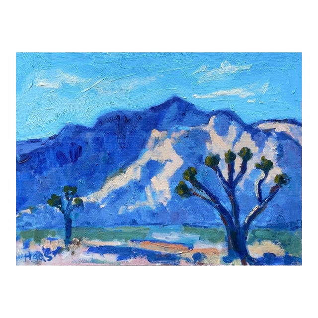 Joshua Morning, Original Oil Painting Desertscape Landscape For Sale