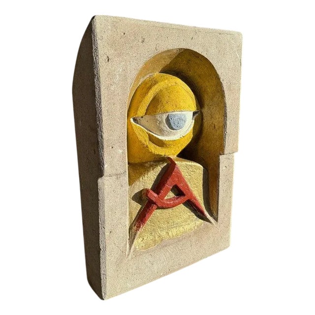 Masonic Style Sculpture by Walter De Buck For Sale