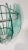1970s Mid Century Italian Glass and Chrome Chandelier in the Style of Fontana Arte For Sale - Image 6 of 12