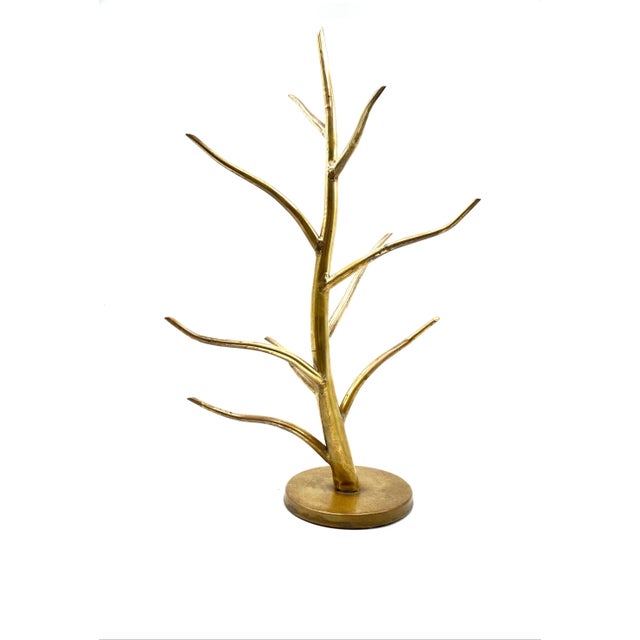 Mid-Century Brass Plant-Shaped Stand, Italy, 1970s For Sale - Image 10 of 14