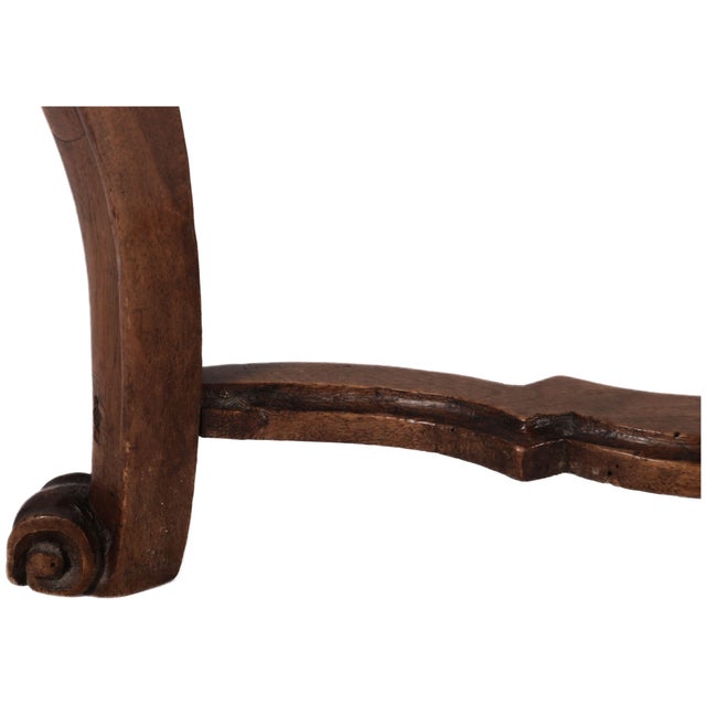 Antique Baroque Chairs in Walnut, 18th Century, Set of 6 For Sale - Image 9 of 18