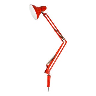 Space Age Scissor Desk Lamp in Metal, 1960s For Sale