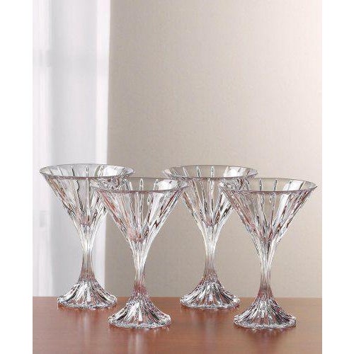 Mikasa Park Lane Crystal Martini Glasses Set of 4 Chairish