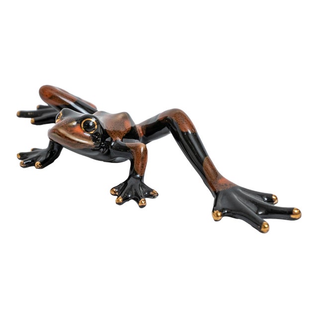 Late 20th Century Tree Frog Sculpture in the Style of Tim “Frogman” Cotterill For Sale