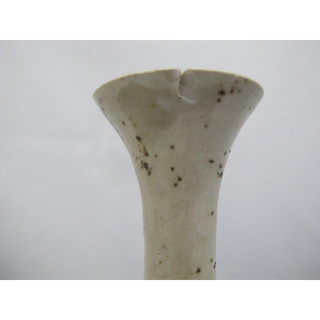 Chinese Cizhou Kiln Style Flower Design Glazed Pottery Vase For Sale - Image 10 of 15