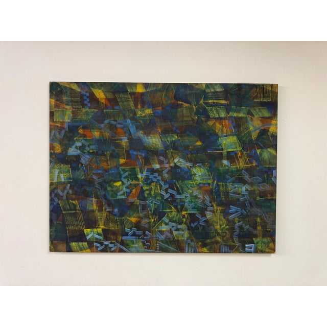 Gabriele Dali, Italian Abstract Composition, 1970, Oil on Canvas For Sale - Image 6 of 9