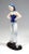 Very rare goldscheider art déco ceramic figurine. Girl with blond, tied up hair and a blue headscarf tied at the back, in...