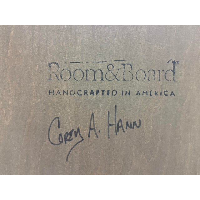 Room & Board Hudson Collection Storage Cabinet, Shell Stained For Sale - Image 9 of 12