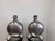 Indian Pair of Large Vintage Indian Tin and Brass Water Vessels With Wooden Cork Stoppers For Sale - Image 3 of 11