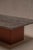 Coffee Table in Fossil Marble and Orange Lacquer, 1970s For Sale - Image 15 of 16