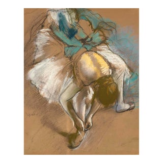 Edgar Degas Danseuse Attachant Son Chausson Limited Edition For Sale