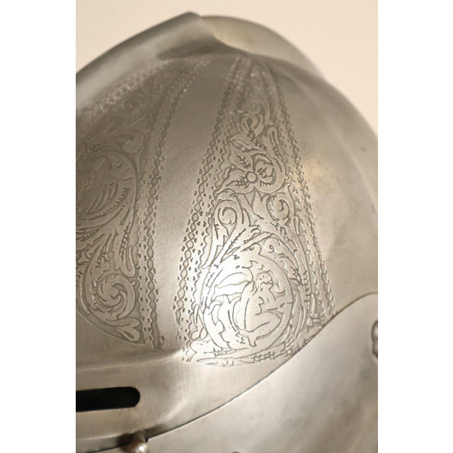 Marto Toledo Spanish Engraved Full Suit of Armor with Sword For Sale - Image 18 of 18