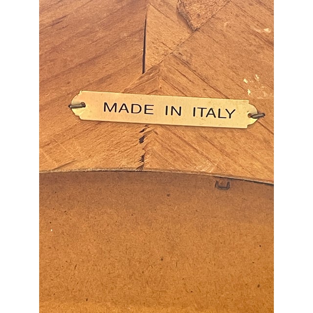 Italian Carved Round Florentine Lemon & Laurel Wood Mirror For Sale - Image 13 of 15