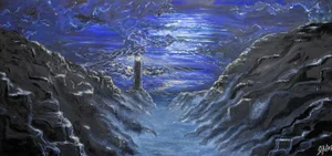 A Light in the Darkness, Original Painting