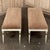 Pair of Antique French Louis XVI Neoclassical Painted and Parcel Gilt Benches For Sale - Image 12 of 18