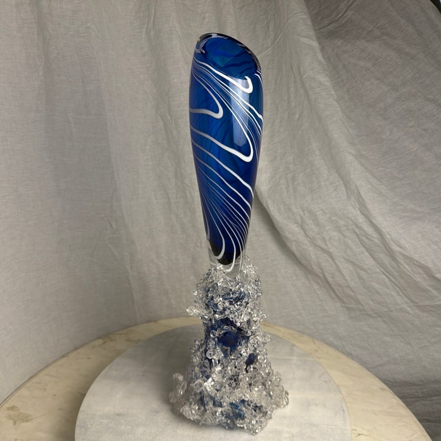 Absolutely Stunning Piece Hand Blown Fine Art piece by David Gappos. This one has been signed by the artist and also has...