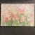 Original Vintage Watercolor Still Life Painting Tulips For Sale - Image 4 of 4