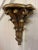 Large Vintage Mid Century Italian Style Gilt Wall Bracket Sconce For Sale - Image 4 of 11