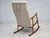 Vintage Danish Rocking Chair in Sheepskin, 1970s For Sale - Image 16 of 18