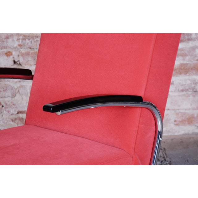 1930s Bauhaus Chrome Armchair attributed to W. Gispen for Mücke-Melder, 1930s For Sale - Image 5 of 9