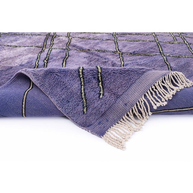 Contemporary Hand-Knotted Wool Rug by Azele Studio For Sale - Image 3 of 10