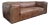 Restoration Hardware Leather Fulham Sofa For Sale