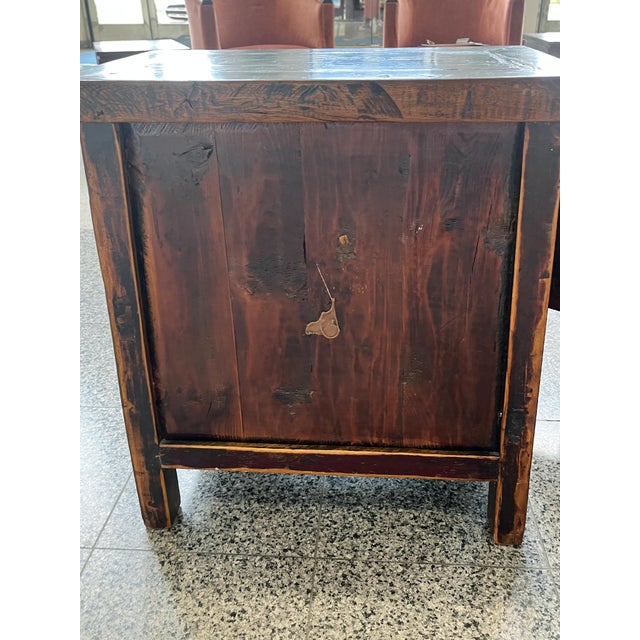 Early 20th Century Chinese Elmwood Nightstands - A Pair For Sale - Image 18 of 18