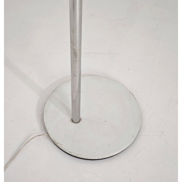 Mid-Century Modern Italian Chromed Brass and Acrylic Glass Arch Floor Lamp, 1970s For Sale - Image 17 of 18