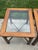 Baker Furniture Company 1970s Pair Glass Top Side Tables With Fretwork For Sale - Image 4 of 10