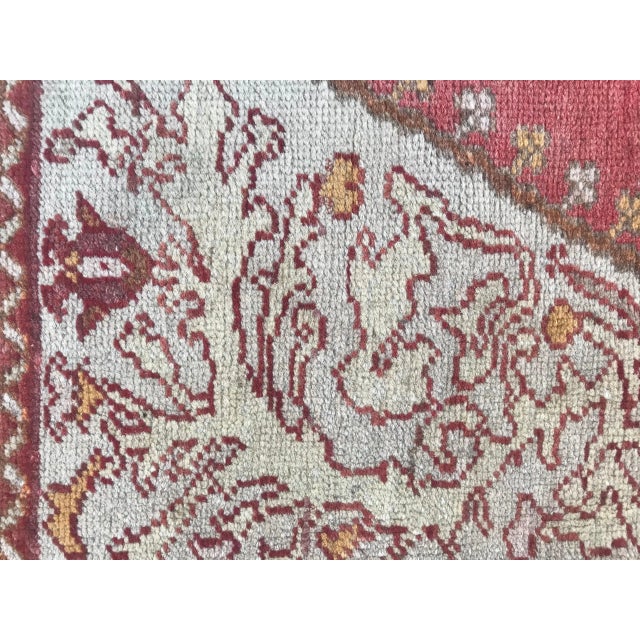 Vintage Turkish Ghyordes Prayer Rug For Sale - Image 6 of 13