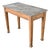 French 19th Century Marble Top Oak Console For Sale