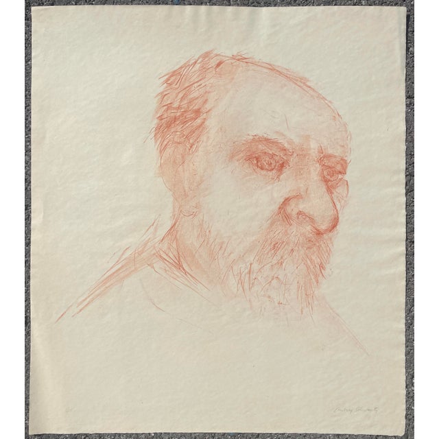 Aubrey Schwartz Portriat Lithograph For Sale - Image 4 of 4