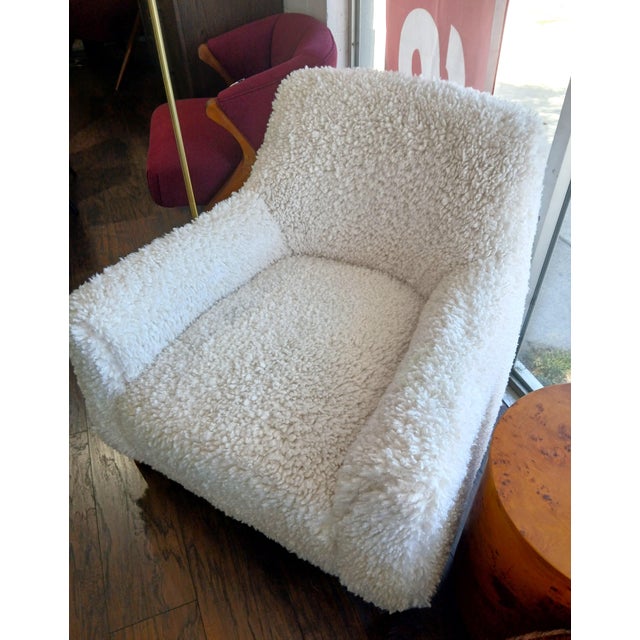 Newman Sheepskin Lounge Chair For Sale In Los Angeles - Image 6 of 7