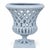 Traditional 16" Soft Blue Lattice Urn For Sale - Image 3 of 3
