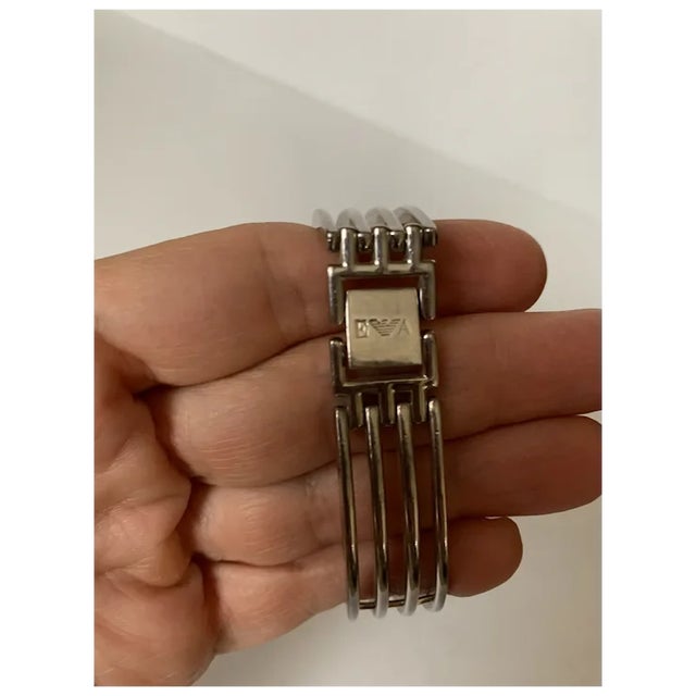 Armani Sterling Bracelet For Sale - Image 11 of 11